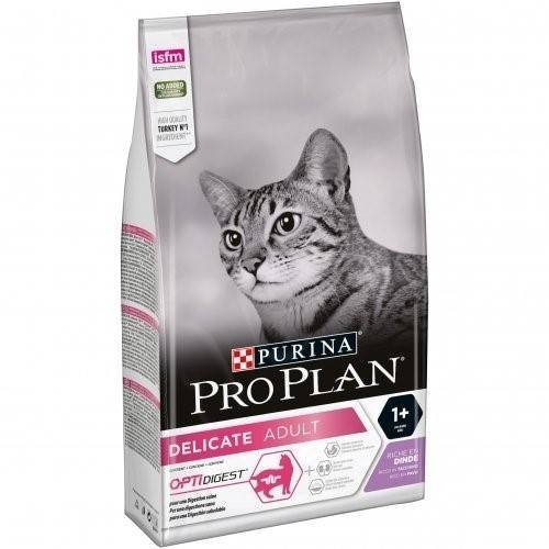 Sucha karma dla kota, PURINA Pro Plan Delicate Turkey&Rice 1,5kg Purina Pro Plan