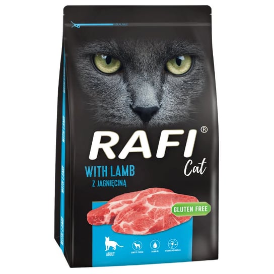 Sucha karma dla kota, Rafi Cat jagnięciną 7kg Rafi