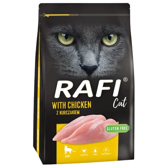 Sucha karma dla kota, Rafi Cat z kurczakiem 1,5kg Rafi
