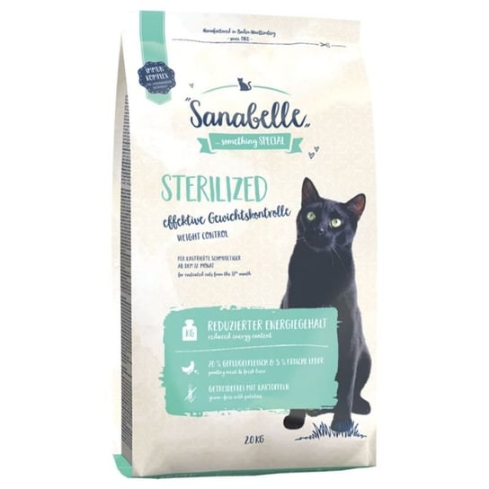 Sucha karma dla kota SANABELLE Sterilized, 2 kg Sanabelle