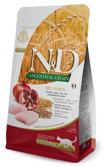 Sucha karma dla kotów, Farmina Ancestral Grain Neutered, 1.5 kg FARMINA
