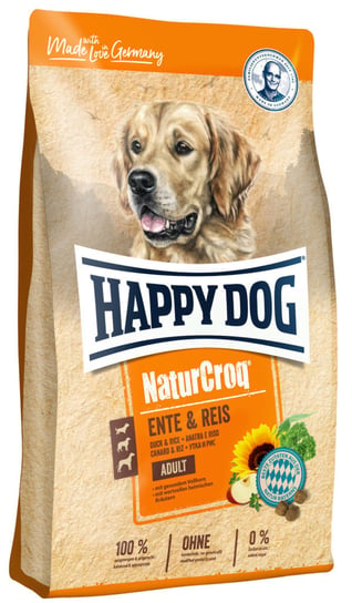 Sucha karma dla psów dorosłych HAPPY DOG HD-7874 NATURCROQ kaczka i ryż 12 kg HAPPY DOG