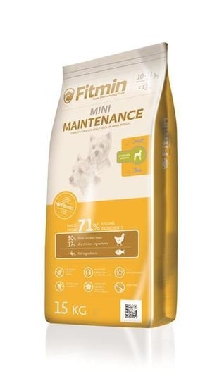 Sucha karma dla psów FITMIN Mini Maintenance 1,5 kg FITMIN