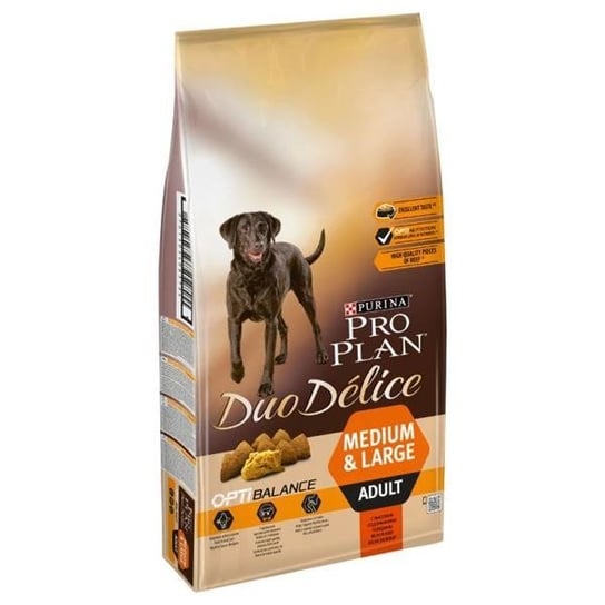 Sucha karma dla psów PURINA PRO PLAN Duo Delice Opti Balance, wołowina i ryż, 10 kg Purina Pro Plan