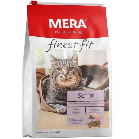 Sucha karma dla starszego kota MERA Finest Fit Senior 8+, 4 kg Mera