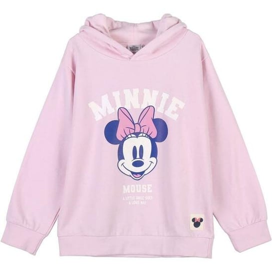 SUDADERA CON CAPUCHA COTTON BRUSHED MINNIE PINK Cerda