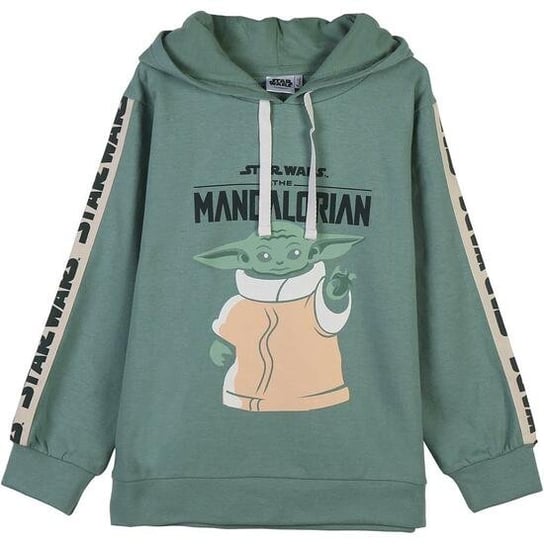 SUDADERA CON CAPUCHA COTTON BRUSHED THE MANDALORIAN GREEN Cerda