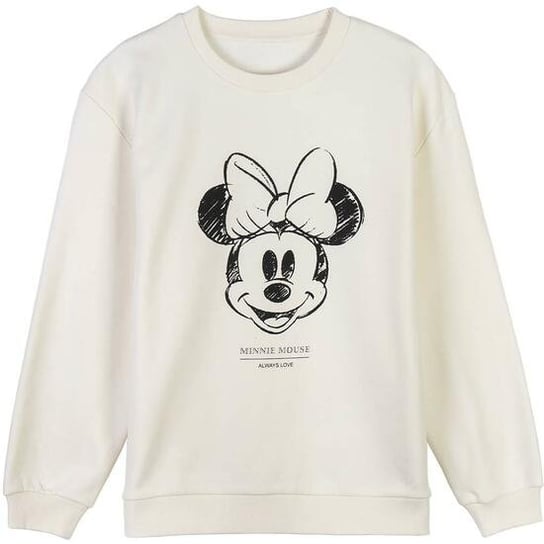 SUDADERA COTTON BRUSHED MINNIE BEIGE Cerda