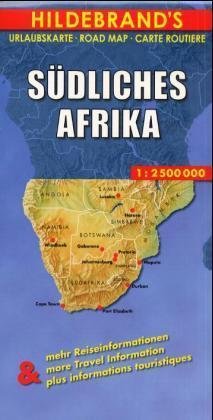 Südliches Afrika 1 : 2 500 000. Hildebrand's Urlaubskarte Seipp Michael, Karto + Grafik