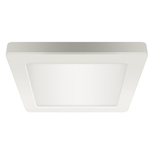 Sufitowa Lampa minimalistyczna Olga LED 24W square biała IDEUS
