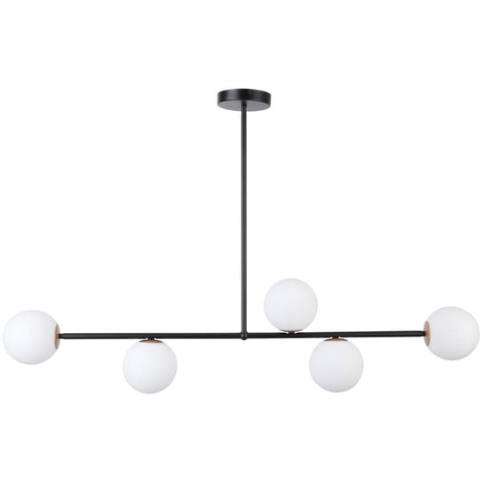 Sufitowa LAMPA modernistyczna GAMA 33186 Sigma szklana OPRAWA molecular kule balls białe Sigma