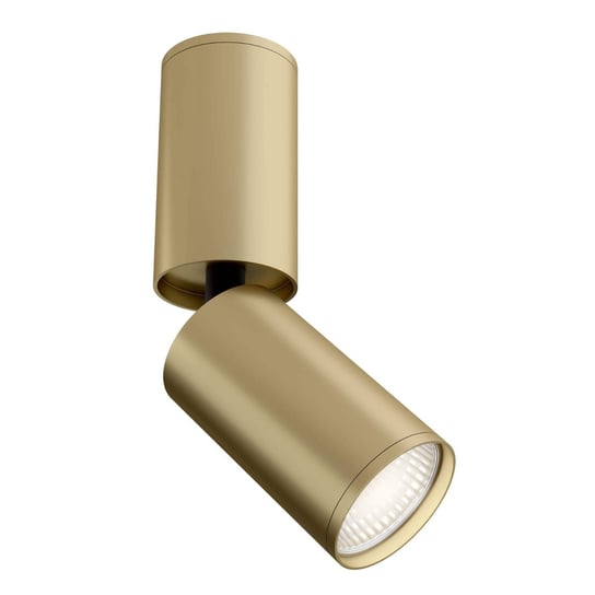 Sufitowa LAMPA plafon FOCUS S  C051CL-01MG Maytoni metalowa OPRAWA kinkiet tuba regulowana matowa złota Maytoni