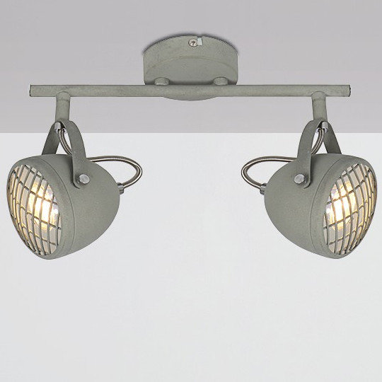 Sufitowa LAMPA plafon PENT 92-68057 Candellux industrialna OPRAWA regulowany kinkiet metalowy szary Candellux