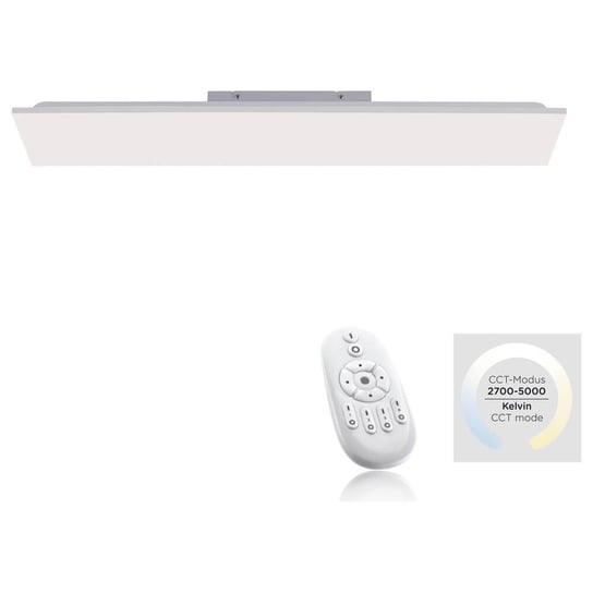 Sufitowa Lampa prostokątna Canvas LED 32W biała nad łóżko Zuma Line