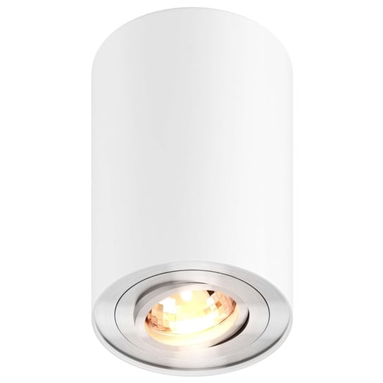 Sufitowa Lampa regulowana H-45519 minimalistyczna do salonu biała Zuma Line