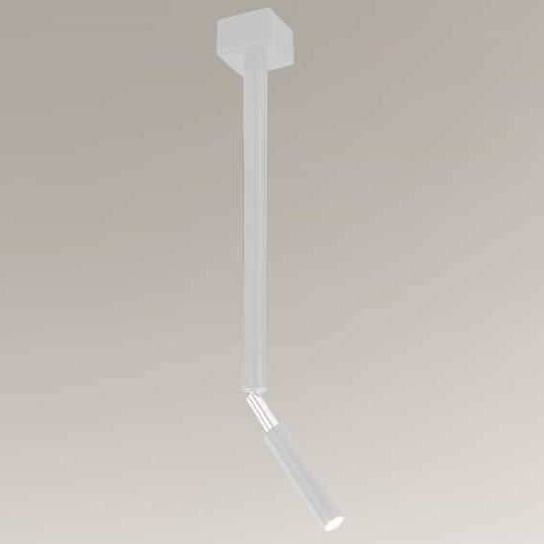 Sufitowa LAMPA regulowana KOSAME 7797 Shilo metalowa OPRAWA plafon tuba industrialna biała Shilo
