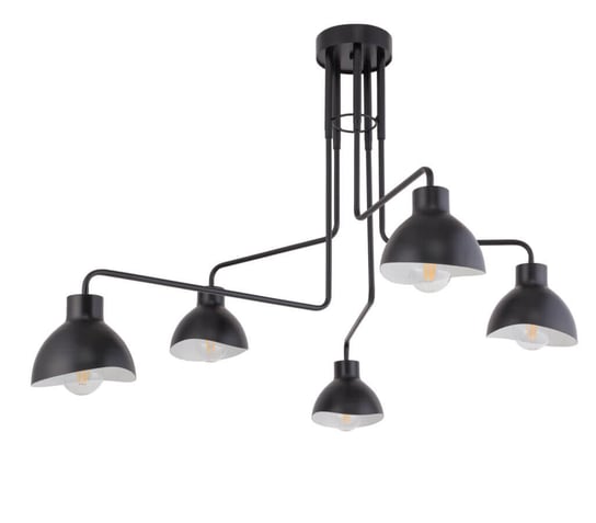 Sufitowa Lampa salonowa Holi industrial pająk czarny Sigma