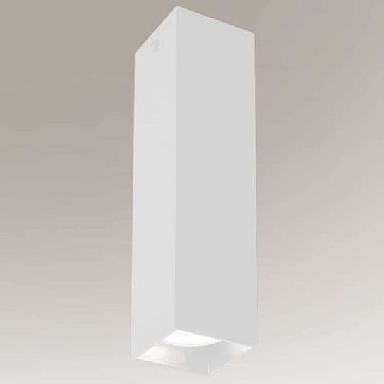 Sufitowa LAMPA spot MITSUMA 7889 Shilo industrialna OPRAWA prostokątna metalowa biała Shilo