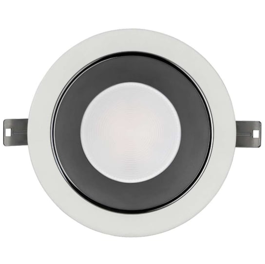 Sufitowa LAMPA wpust KEA 8770 Nowodvorski okrągła OPRAWA metalowa LED 30W 4000K do łazienki IP44 biała Nowodvorski