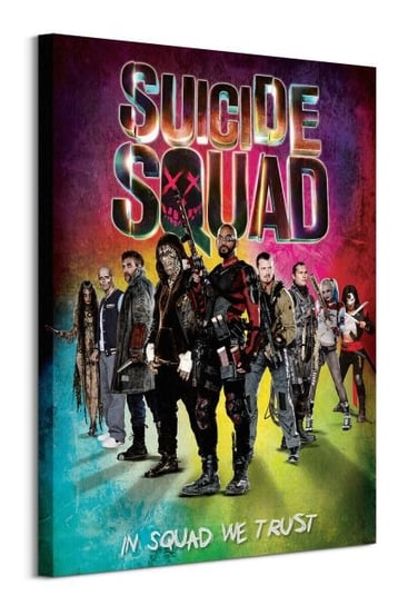 Suicide Squad Neon - obraz na płótnie Legion samobójców