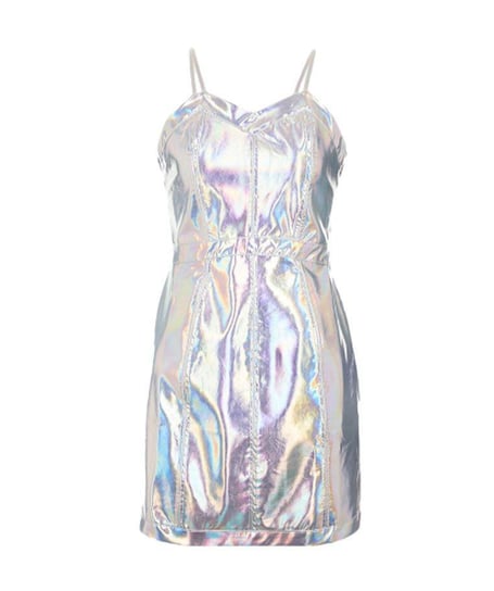 Sukienka Armani Exchange 3GYA64 holograficzna -S Inna marka