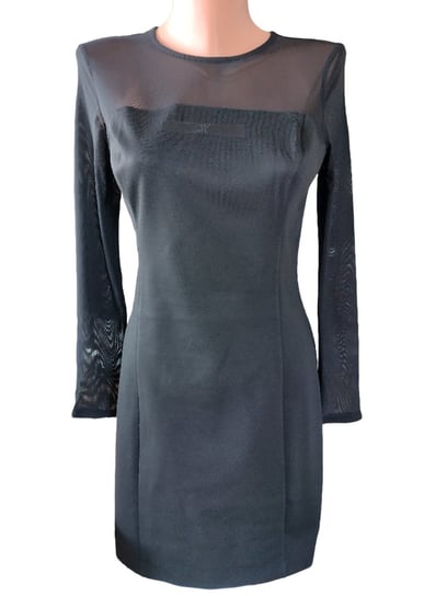 Sukienka Calvin Klein Mesh Milano krótka czarna -S Inna marka