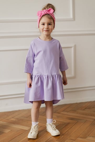 Sukienka Cube Pastel violet Nitki Kids -  116/122 - P_VIOLET Nitki Kids