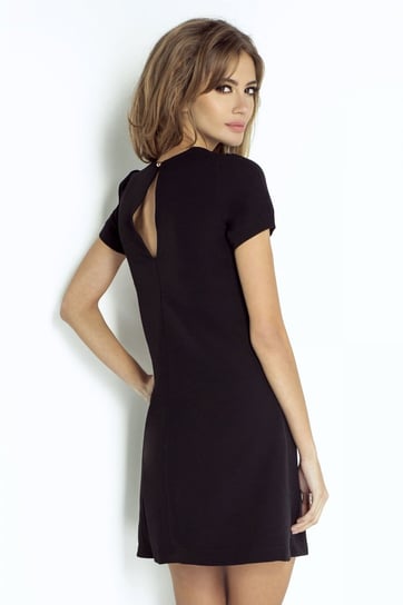 Sukienka Laura - Minimalistyczny Czarny Must-Have R. 42 Ivon