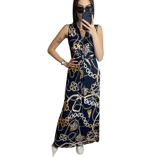 Robe Maxi Verte Plongeante John Zack - Taille UK 10 / US 6P (Petite) - Neuf Sans étiquettes