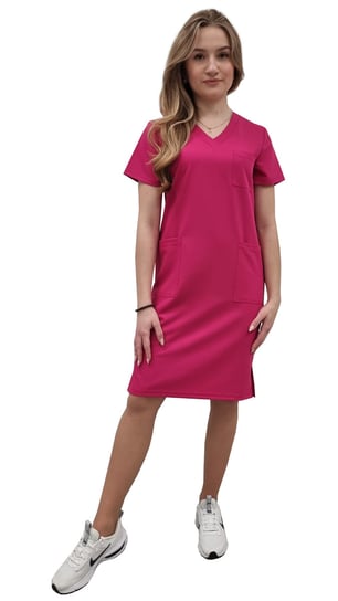 Sukienka medyczna amarant casual premium roz. 36 M&C