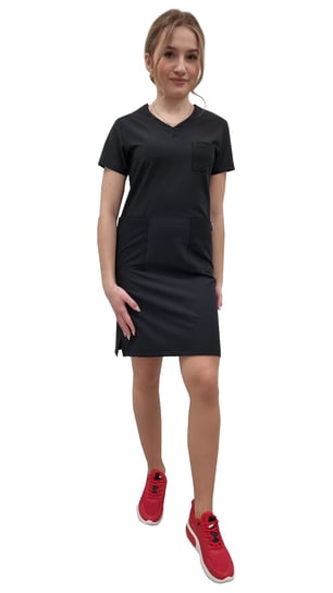 Sukienka medyczna czarna casual premium roz. 38 M&C