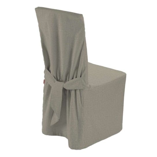 Sukienka na krzesło, City, szaro-beżowy szenil, 45×94 cm Dekoria