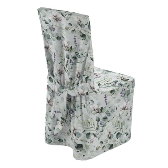 Sukienka na krzesło, Flowers, magnolie na miętowym tle, 45×94 cm Dekoria