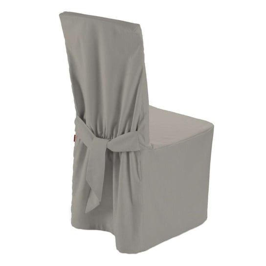 Sukienka na krzesło, Living, jasny szary, 45×94 cm Dekoria