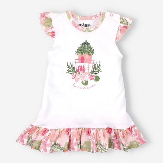Sukienka niemowlęca PARADISE z bawełny organicznej-86 NINI