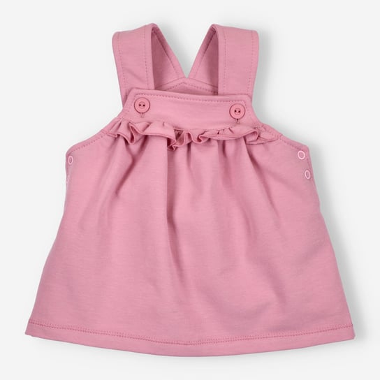 Sukienka niemowlęca PINK DREAMS  z bawełny organicznej dla dziewczynki-80 NINI