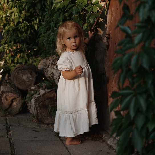 Sukienka Verona | Beżowa - Nomad Kid - 92/98 NOMAD