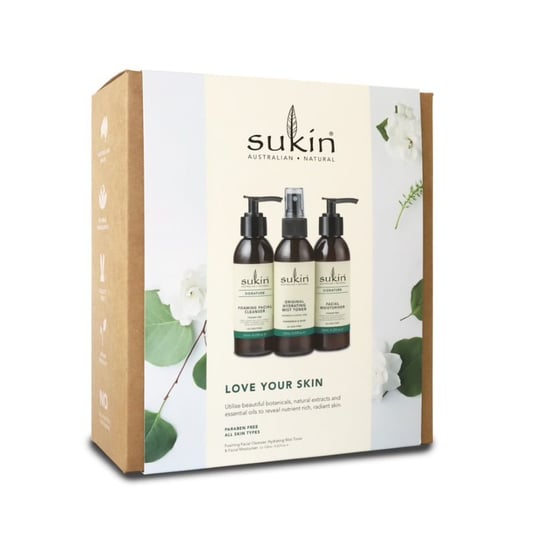 Sukin, Love Your Skin, zestaw kosmetyków, 3 szt. Sukin