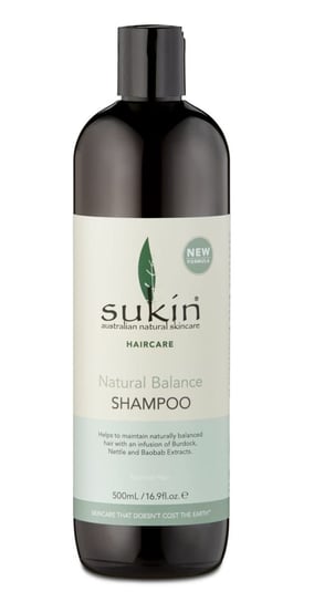 Sukin, Natural Balance, szampon normalizujący, 500 ml Sukin