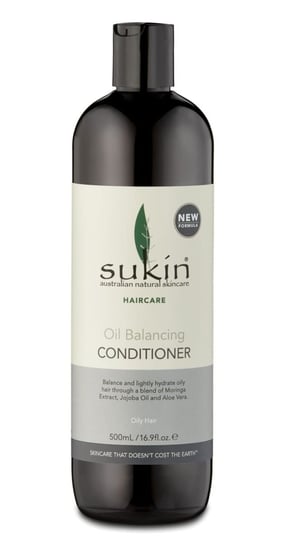Sukin, Oil Balancing, odżywka do włosów przetłuszczających się, 500 ml Sukin