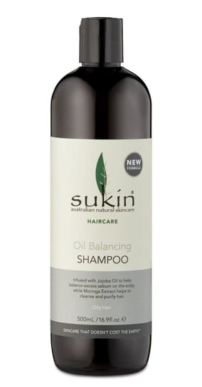 Sukin, Oil Balancing, szampon do włosów przetłuszczających się, 500 ml Sukin