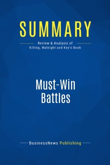 Summary: Must-Win Battles [DRM] - ebook EPUB Opracowanie zbiorowe