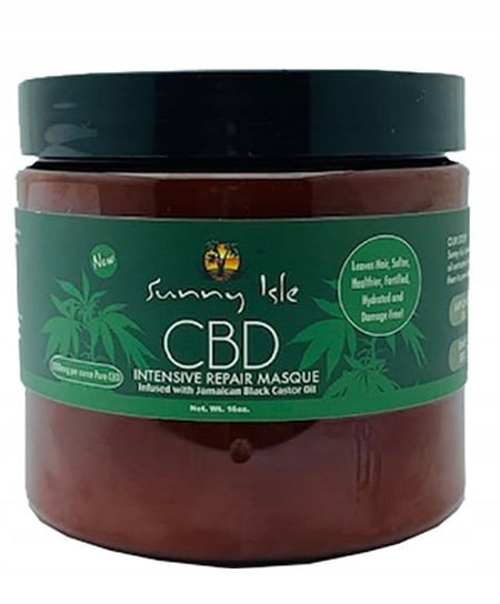 SUNNY ISLE maska konopna CBD do włosów 473ml Inna marka