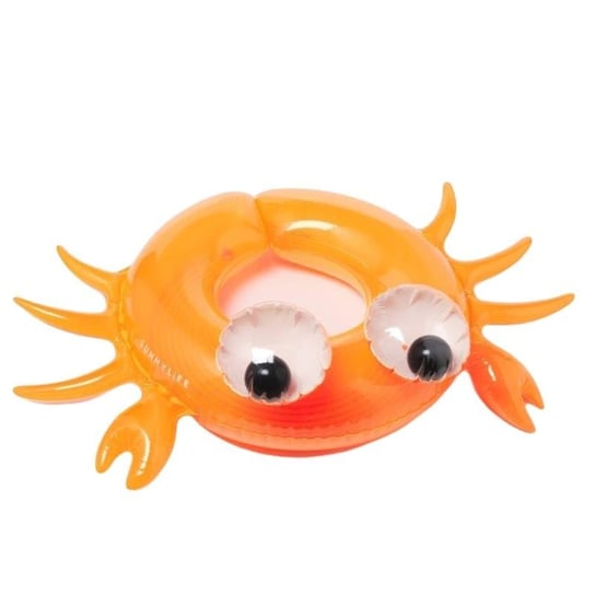 Sunnylife - Dmuchane Koło Do Pływania Dla Dzieci Kiddy - Sonny The Sea Creature, Neon Orange Sunnylife