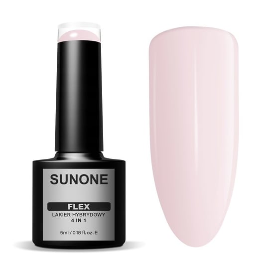 Sunone Flex, Rubber, Kolorowa Baza Kauczukowa, 4In1 Pink 100, 5ml Sunone