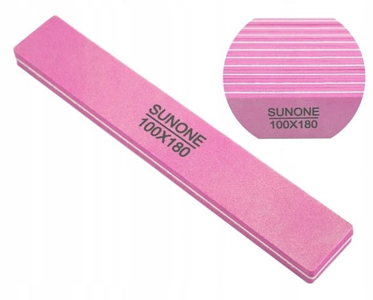 SUNONE szeroka polerka 100/180 różowa Sunone