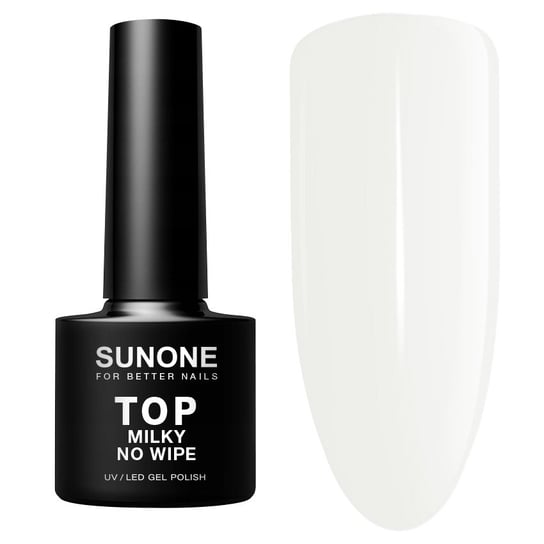 Sunone Top Milky No Wipe lakier hybrydowy 5g Sunone