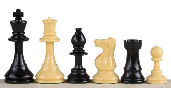 Sunrise Chess&Games, Figury szachowe, Club Staunton nr 6, kremowy/czarny Sunrise Chess & Games