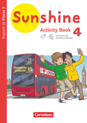 Sunshine - Englisch ab Klasse 3 - Allgemeine Ausgabe 2020 - 4. Schuljahr Activity Book mit interaktiven Übungen auf scook.de - Mit CD-ROM und Audio-CD Cornelsen Verlag