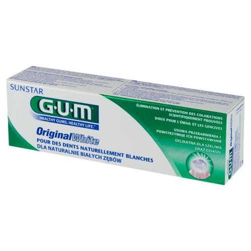 Sunstar Gum, Original White, wybielająca pasta do zębów, 75 ml Sunstar Gum